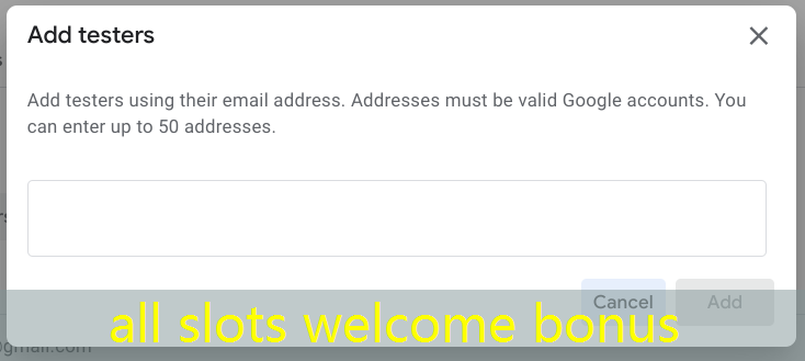 all slots welcome bonus